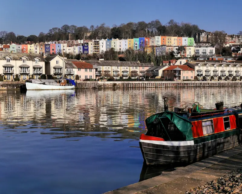 Harbourside homes near Bristol where Waste Bristol provides waste removal